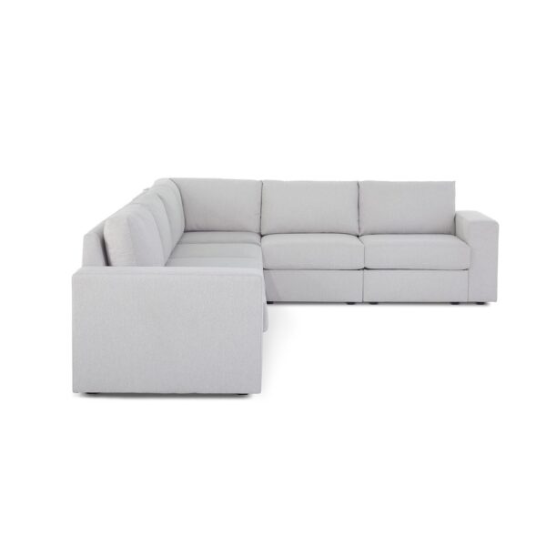 Flex 6-Seat Sectional with Wide Arm - Image 9
