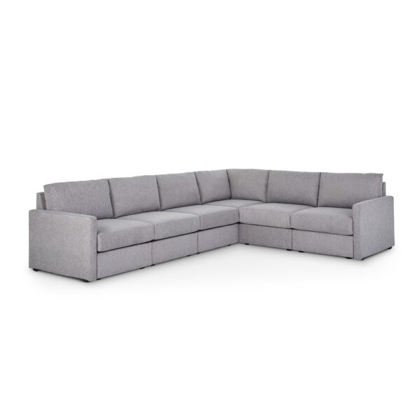 Flex 6-Seat Sectional with Narrow Arm