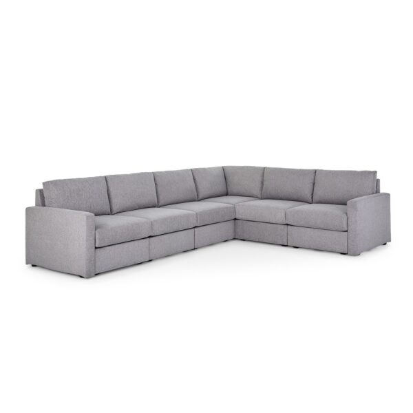 Flex 6-Seat Sectional with Standard Arm
