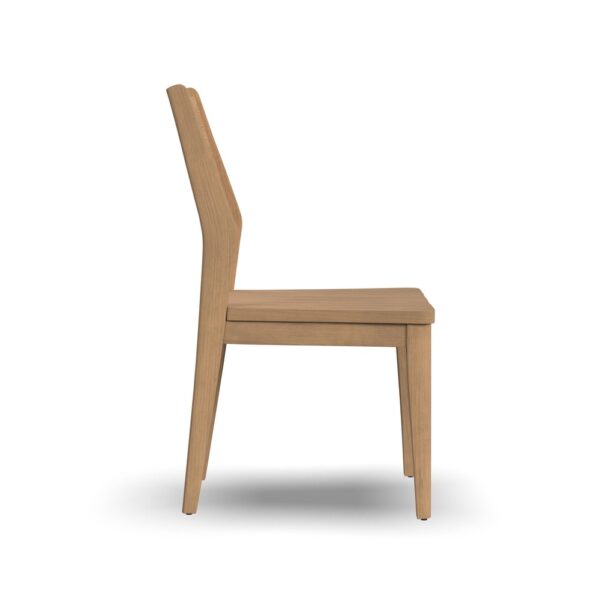 Normandy Pair of Wood Dining Chairs - Image 4