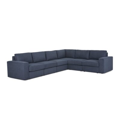 Flex 6-Seat Sectional with Wide Arm