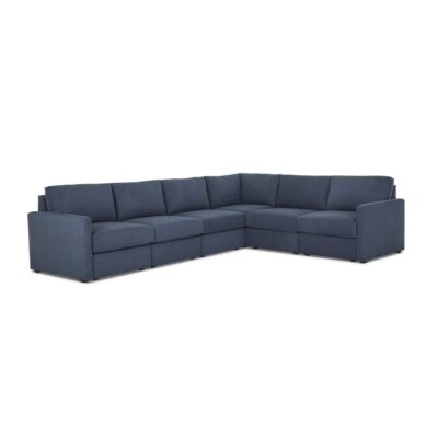 Flex 6-Seat Sectional with Narrow Arm