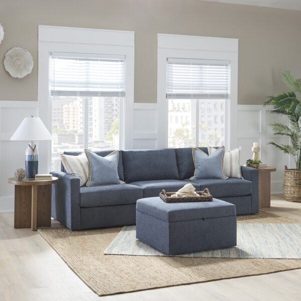 Flex Sofa with Standard Arm and Storage Ottoman - Image 2
