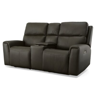 Jarvis Power Reclining Loveseat with Console & Power Headrests