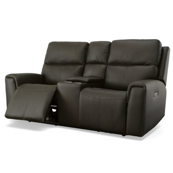 Jarvis Power Reclining Loveseat with Console & Power Headrests - Image 2