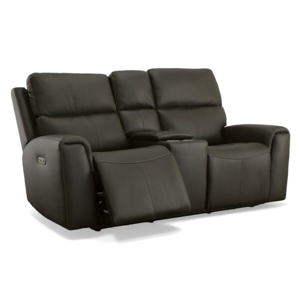 Jarvis Power Reclining Loveseat with Console & Power Headrests - Image 3