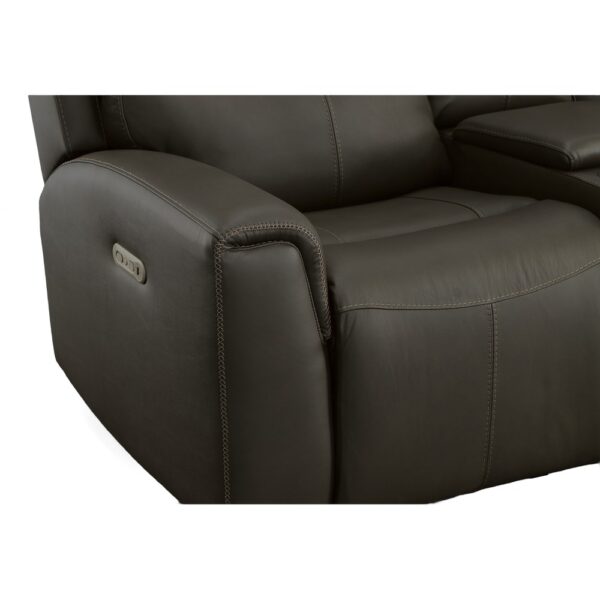Jarvis Power Reclining Loveseat with Console & Power Headrests - Image 5