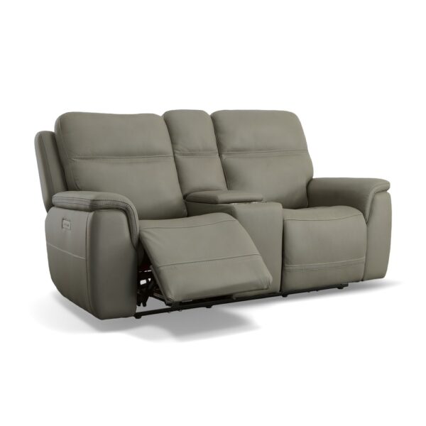 Sawyer Pwr Recl Loveseat w/ Console, Pwr Hdrsts, Lumbar - Image 3