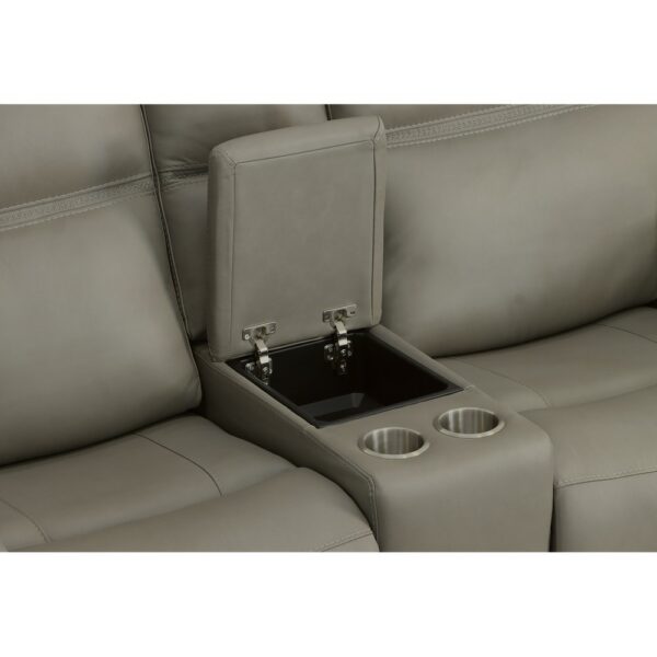 Sawyer Pwr Recl Loveseat w/ Console, Pwr Hdrsts, Lumbar - Image 4
