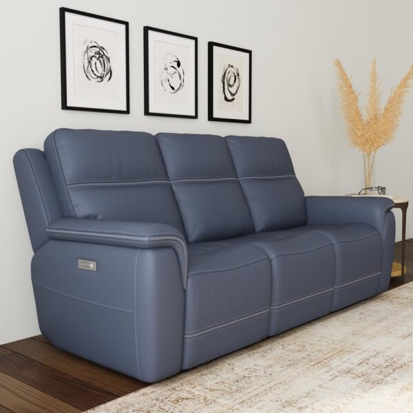Sawyer Power Reclining Sofa with Power Headrests & Lumbar - Image 3