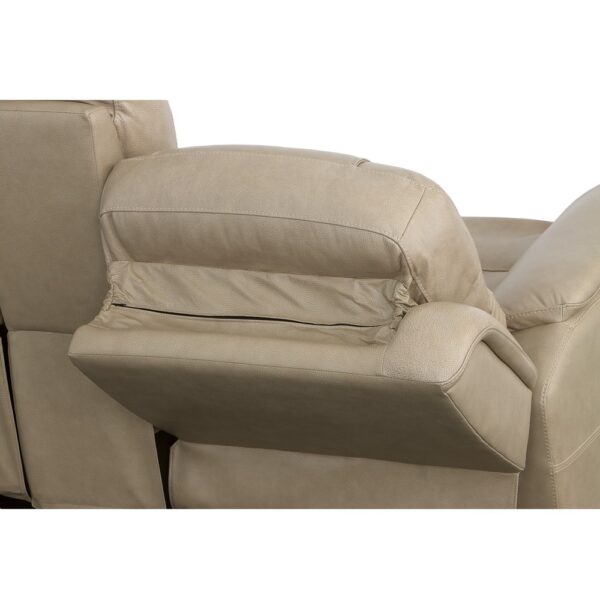 Crew Power Reclining Loveseat with Console, Power Headrests & Lumbar - Image 7