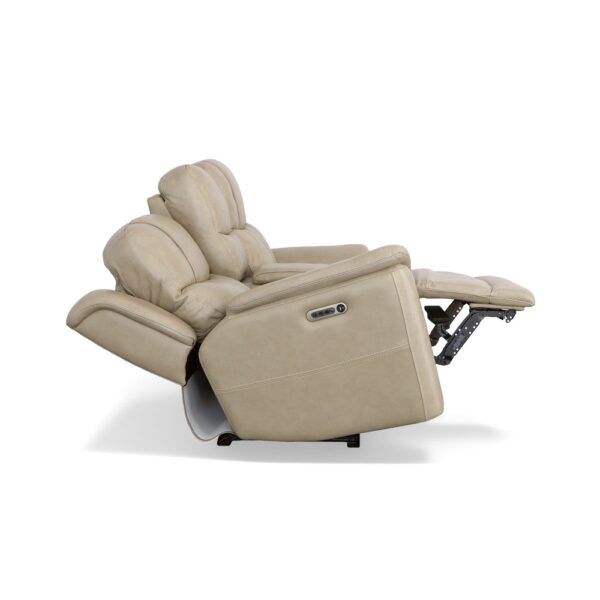 Crew Power Reclining Loveseat with Console, Power Headrests & Lumbar - Image 9