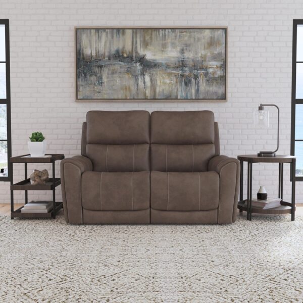 Carter Power Reclining Loveseat with Power Headrests & Lumbar - Image 3