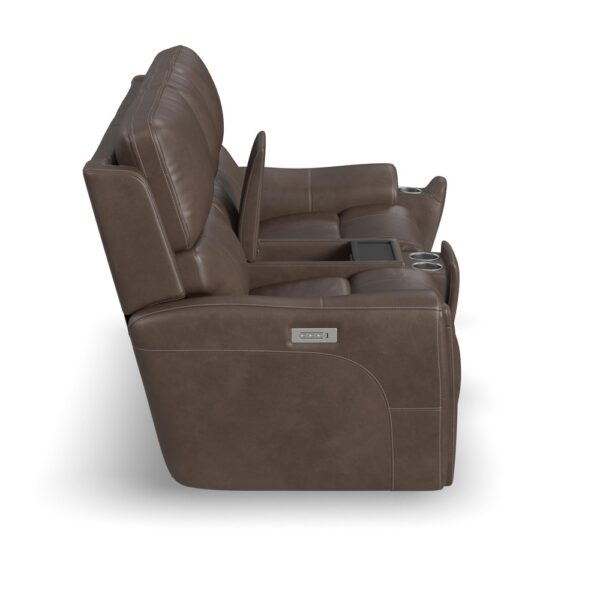 Carter Power Reclining Loveseat with Console & Power Headrests & Lumbar - Image 7