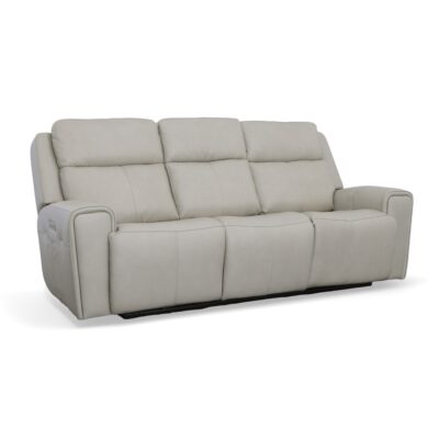 Barnett Power Reclining Sofa with Power Headrests & Lumbar