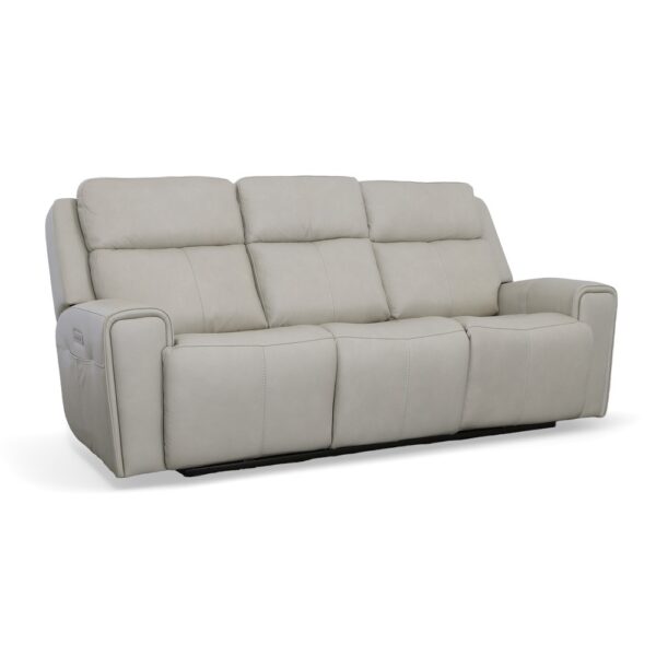 Barnett Power Reclining Sofa with Power Headrests & Lumbar
