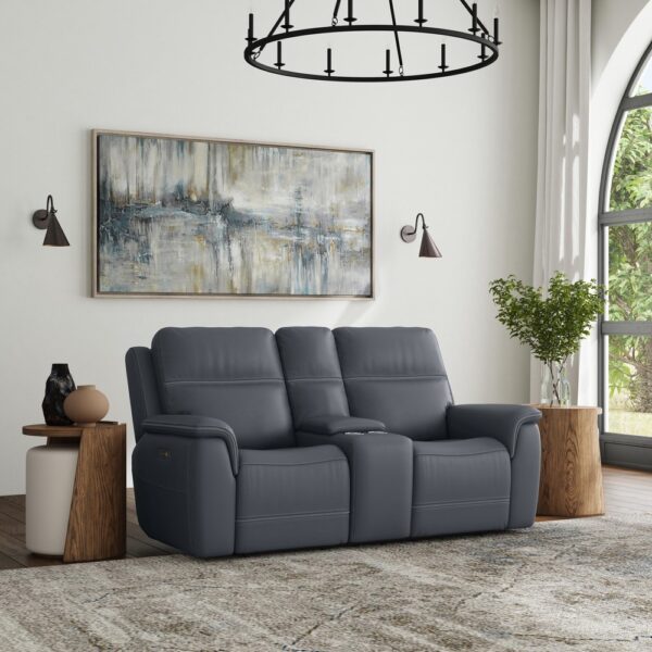 Sawyer Pwr Recl Loveseat w/ Console, Pwr Hdrsts, Lumbar - Image 3