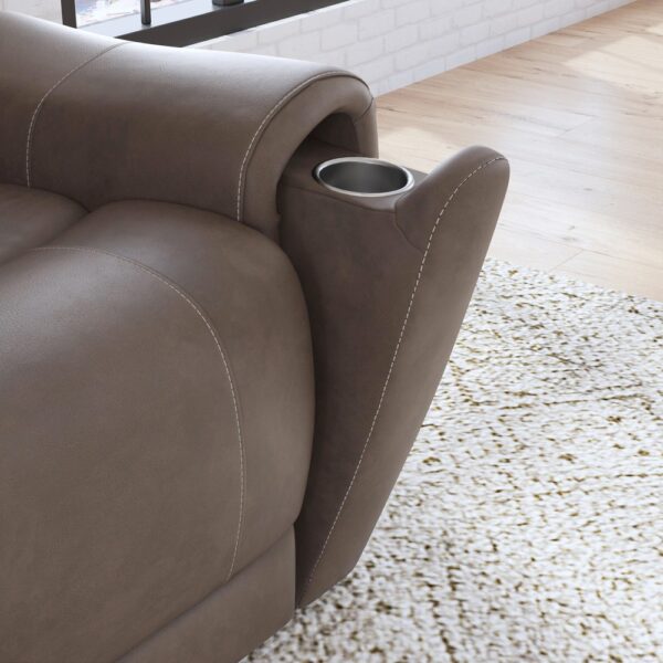Carter Power Reclining Sofa with Console & Power Headrests & Lumbar - Image 2
