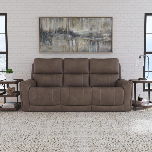 Carter Power Reclining Sofa with Console & Power Headrests & Lumbar - Image 4