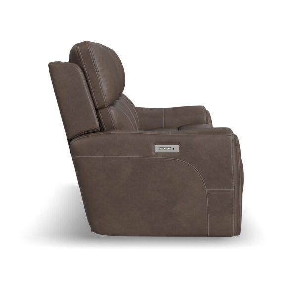 Carter Power Reclining Sofa with Console & Power Headrests & Lumbar - Image 8