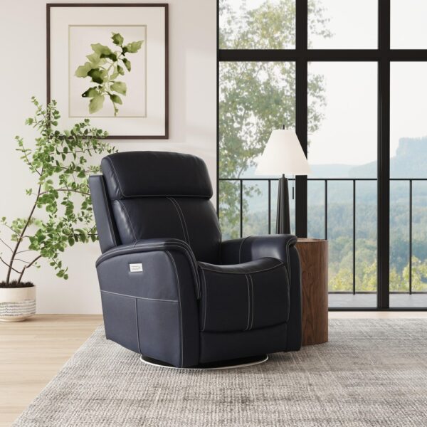 View Power Swivel Recliner with Power Headrest - Image 3