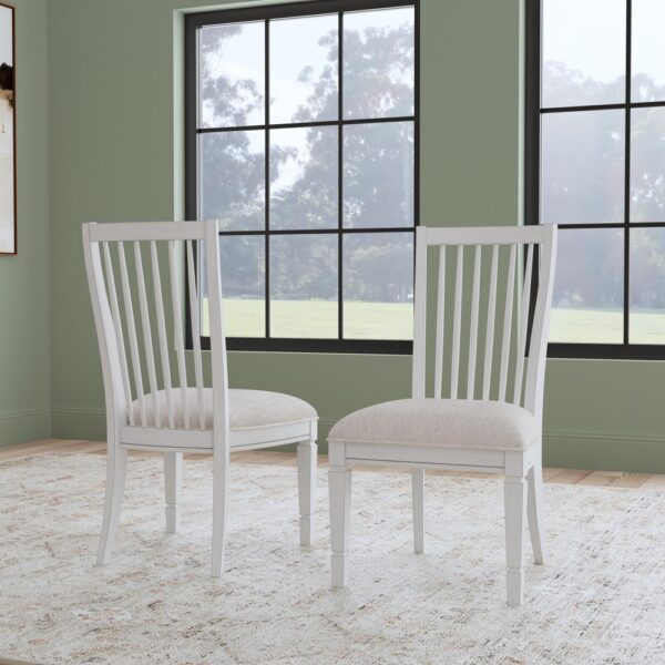 Melody Pair of Upholstered Dining Chairs - Image 5