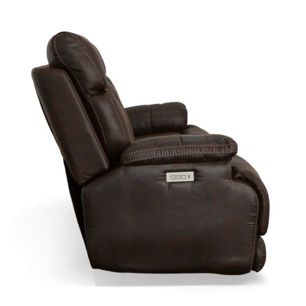 Clive Power Reclining Sofa with Power Headrests & Lumbar - Image 5