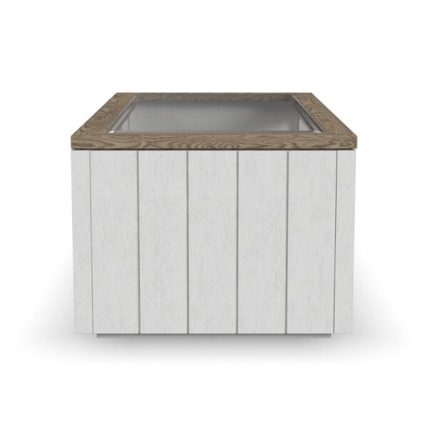 Melody Rectangular Coffee Table with Casters - Image 4