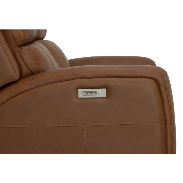 Linden Power Reclining Loveseat with Power Headrests & Lumbar - Image 5