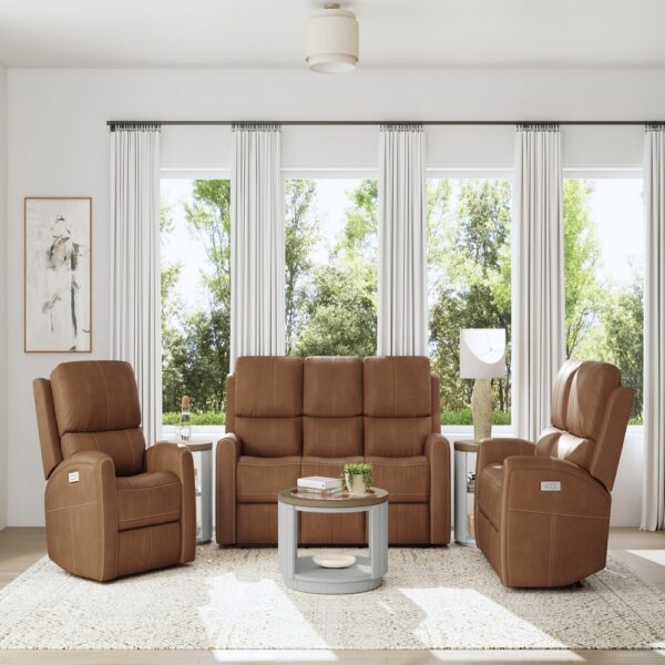 Linden Power Recliner with Power Headrest & Lumbar - Image 2