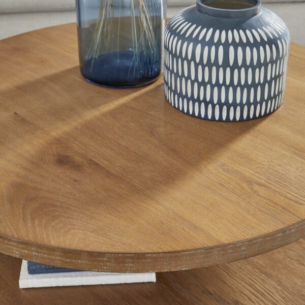 Millwork Round Coffee Table - Image 2
