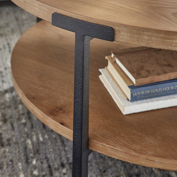 Millwork Round Coffee Table - Image 3