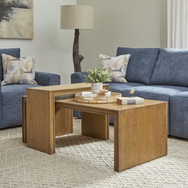 Waterfall Rectangular Coffee Table - Image 3