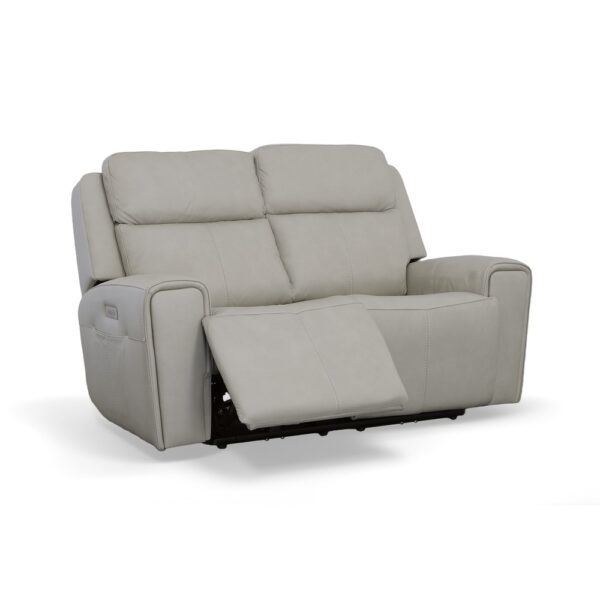 Barnett Power Reclining Loveseat with Power Headrests & Lumbar - Image 2
