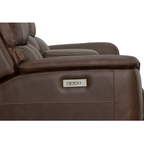 Henry Power Reclining Loveseat with Console & Power Headrests & Lumbar - Image 4