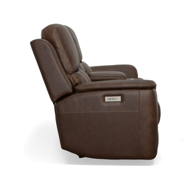 Henry Power Reclining Loveseat with Console & Power Headrests & Lumbar - Image 5