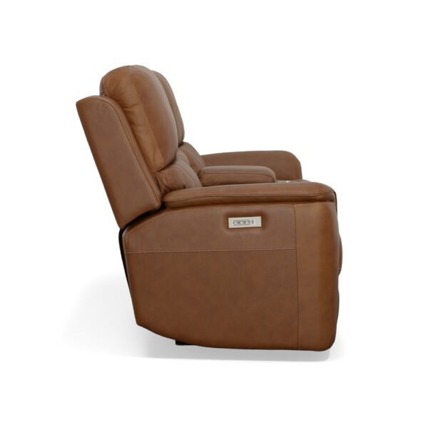 Henry Power Reclining Loveseat with Console & Power Headrests & Lumbar - Image 4