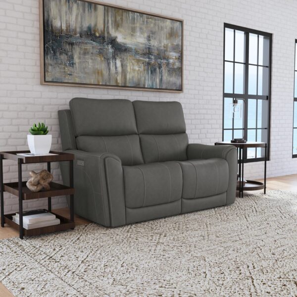 Carter Power Reclining Loveseat with Power Headrests & Lumbar - Image 3