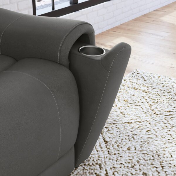 Carter Power Reclining Sofa with Console & Power Headrests & Lumbar - Image 3