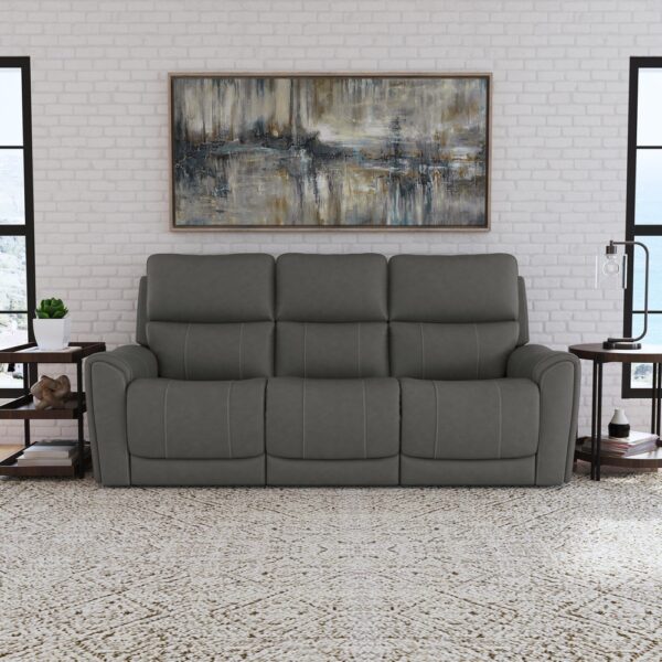 Carter Power Reclining Sofa with Console & Power Headrests & Lumbar - Image 5