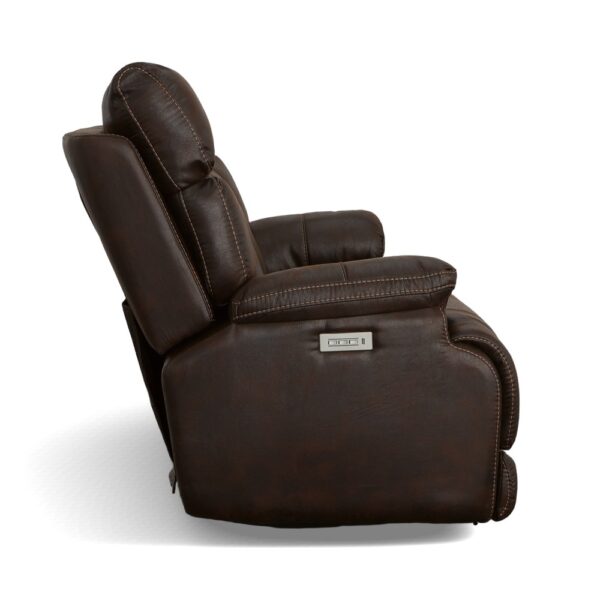 Clive Power Reclining Loveseat with Power Headrests & Lumbar - Image 6