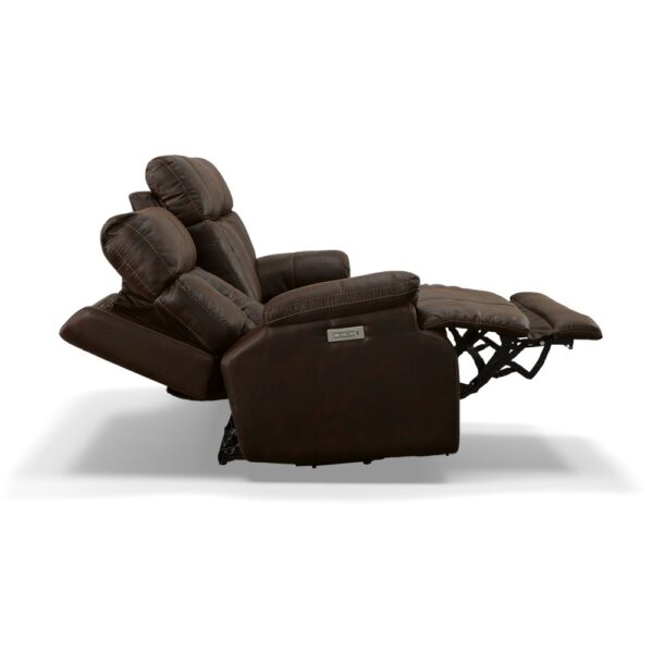 Clive Power Reclining Loveseat with Power Headrests & Lumbar - Image 7