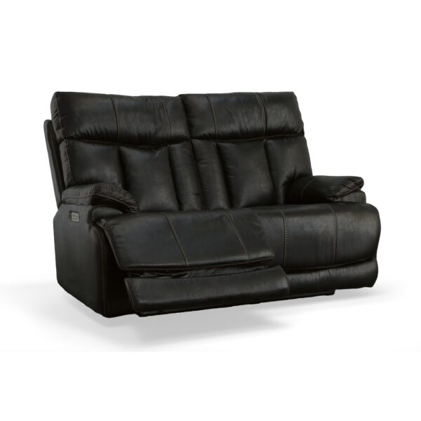 Clive Power Reclining Loveseat with Power Headrests & Lumbar - Image 2