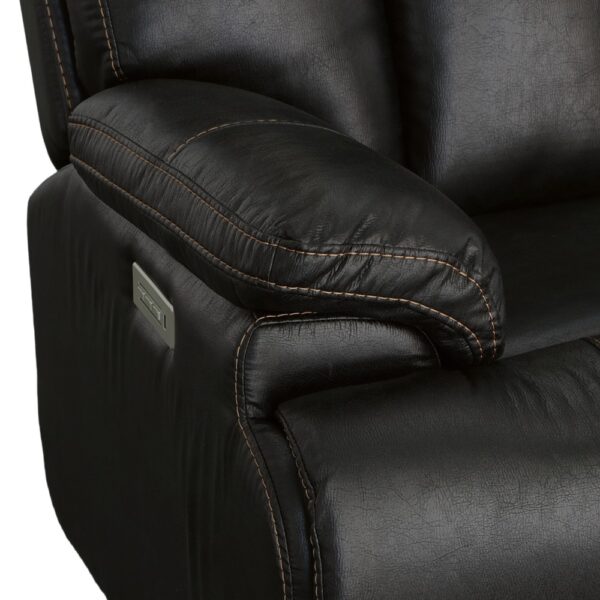 Clive Power Reclining Loveseat with Power Headrests & Lumbar - Image 4