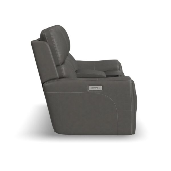 Carter Power Reclining Loveseat with Console & Power Headrests & Lumbar - Image 7