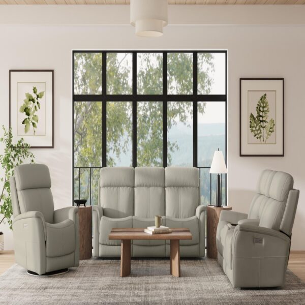View Power Swivel Recliner with Power Headrest - Image 2