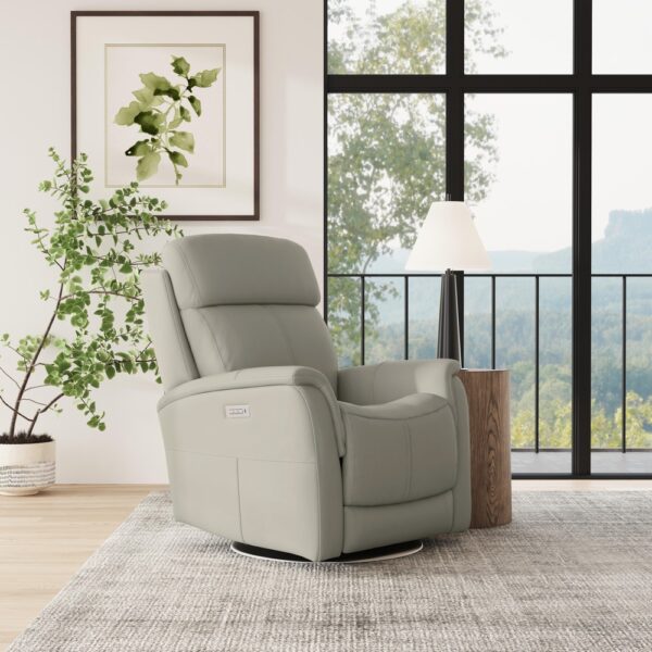 View Power Swivel Recliner with Power Headrest - Image 3