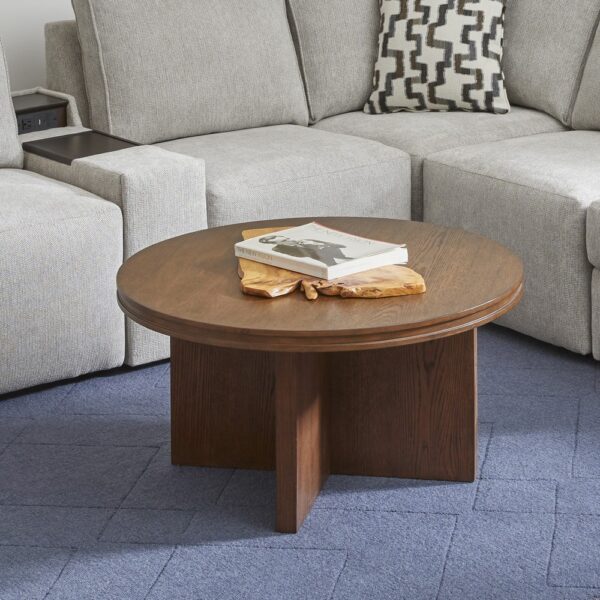 Waterfall Round Coffee Table - Image 3