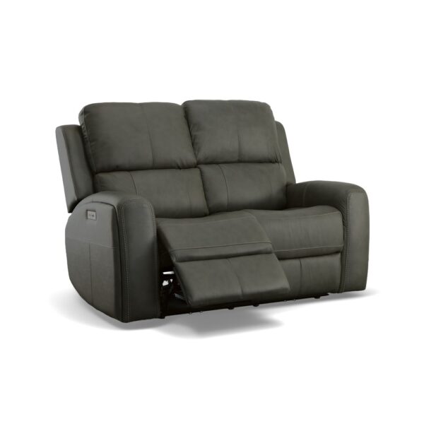 Linden Power Reclining Loveseat with Power Headrests & Lumbar - Image 4