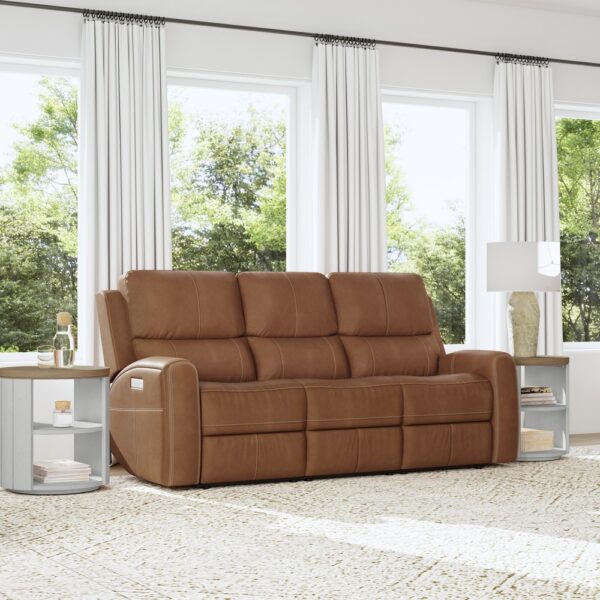 Linden Power Reclining Sofa with Power Headrests & Lumbar - Image 3